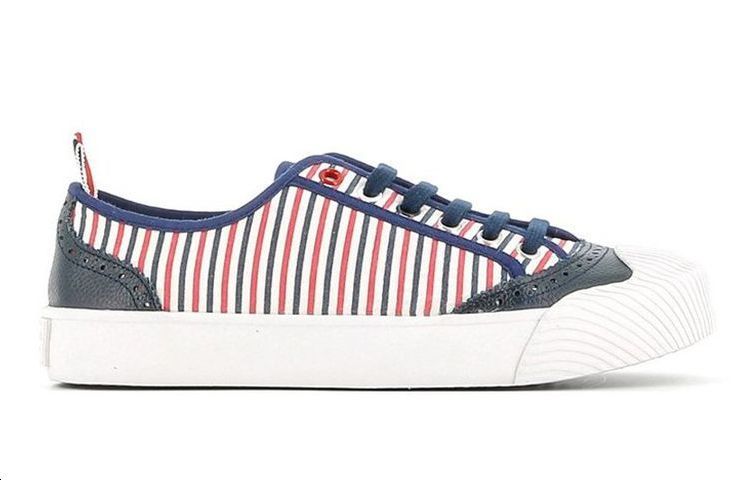 (W) Thom Browne Low-Top 'Blue Red Stripe' 圖 2