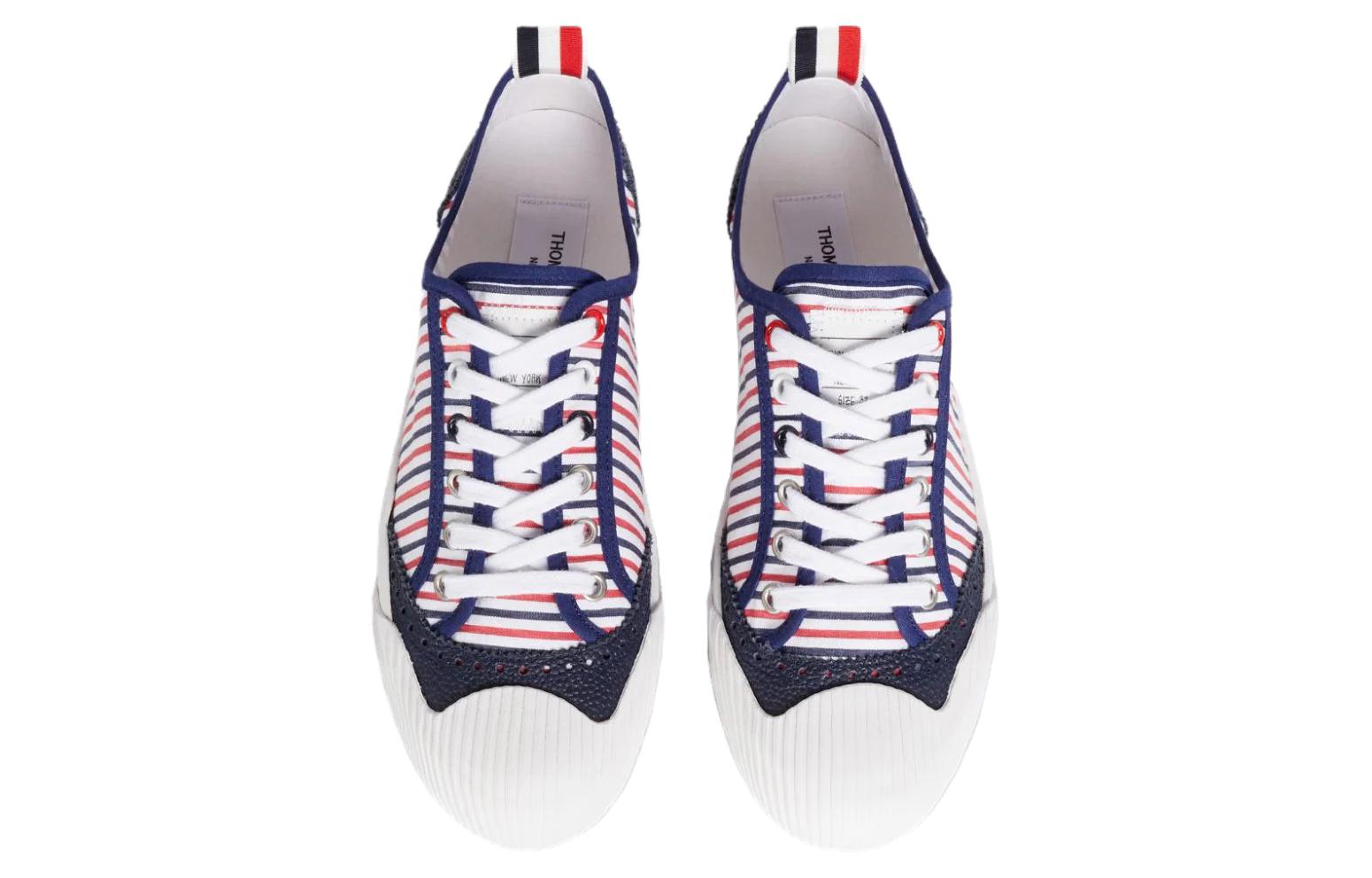 (W) Thom Browne Low-Top 'Blue Red Stripe' 圖 4