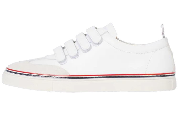 (Women) Thom Browne Low-Top Sneaker 'White Calfskin' FFD053A05584100