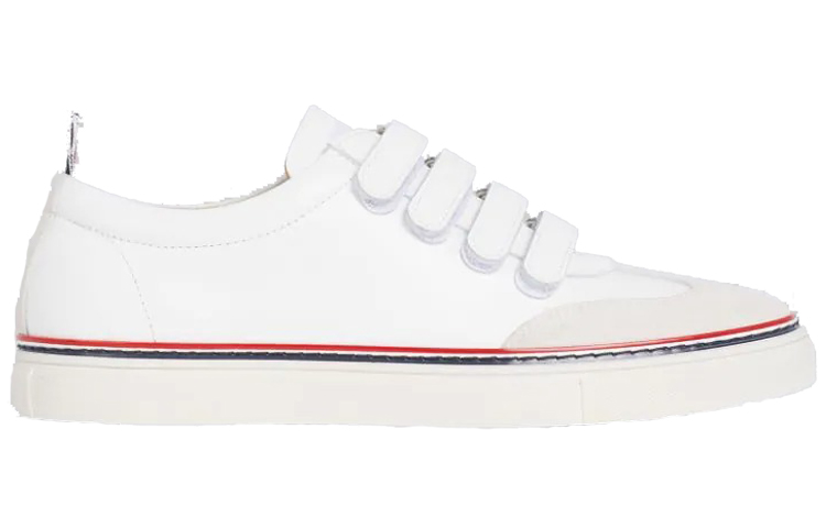 (W) Thom Browne Low-Top Sneaker 'White Calfskin' 圖 2