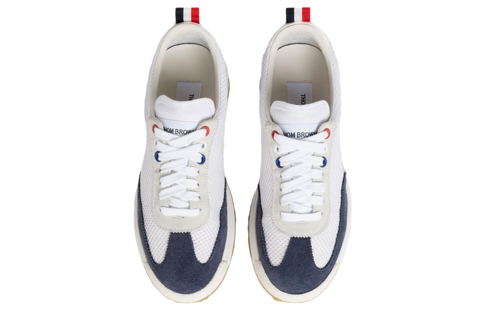 (W) Thom Browne Low-Top Sneaker 'White Leather' 圖 3