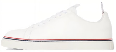 (Women) Thom Browne Low Top 'White Calfskin' FFD100A05584100 (Women) Thom Browne Low Top 'White Calfskin' FFD100A05584100
