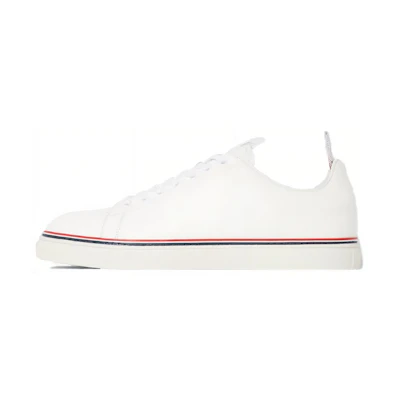 (W) Thom Browne Low Top 'White Calfskin'
