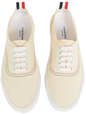 (W) Thom Browne Sepatu Low-Top 'Heritage White' Putih Terbaru FFD063A06555114 Lookbook (W) Thom Browne Sepatu Low-Top 'Heritage White' Putih Terbaru FFD063A06555114