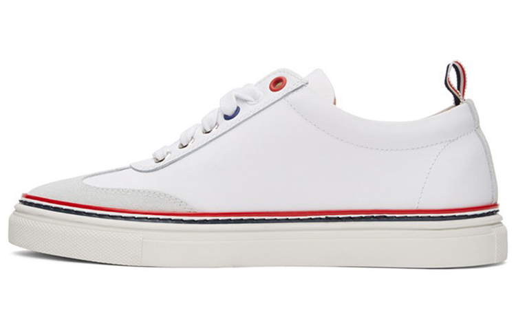 (W) Thom Browne Low Top Sneaker 'White Grey'