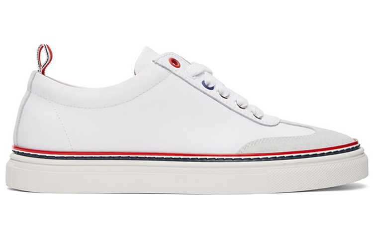 (W) Thom Browne Low Top Sneaker 'White Grey' 圖 2