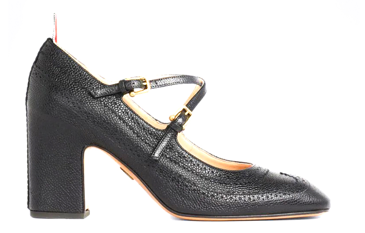 Order (W) Thom Browne Mary Jane 'Kulit Pebble Hitam' FFH219A06257001