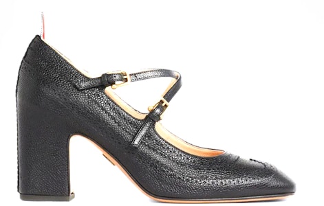 (W) Thom Browne Mary Jane 'Kulit Pebble Hitam' FFH219A06257001 Order (W) Thom Browne Mary Jane 'Kulit Pebble Hitam' FFH219A06257001