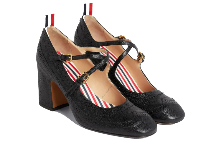 Lookbook (W) Thom Browne Mary Jane 'Kulit Pebble Hitam' FFH219A06257001