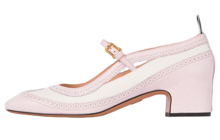 Buy (W) Thom Browne Mary Jane粉色时尚高跟鞋 FFH068A00198640