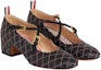 Lookbook (Women) Thom Browne Mary Jane High Heel 'Black Calfskin' FFH216A06257001
