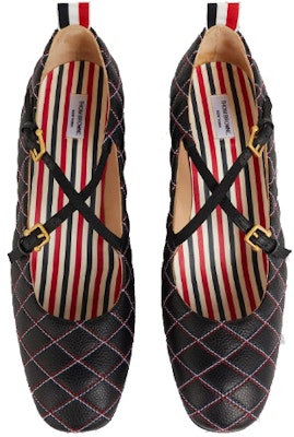 (Women) Thom Browne Mary Jane High Heel 'Black Calfskin' FFH216A06257001 Shop (Women) Thom Browne Mary Jane High Heel 'Black Calfskin' FFH216A06257001