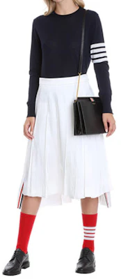 (W) 톰브라운 메리노 울 스트라이프 니트 스웨터 그레이 긴팔. FKA280A-Y1014-035 Shop (W) 톰브라운 메리노 울 스트라이프 니트 스웨터 그레이 긴팔. FKA280A-Y1014-035