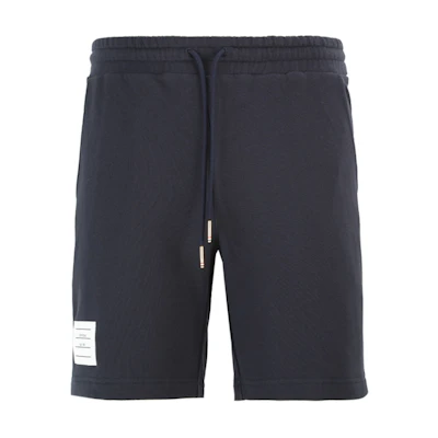 (Women) Thom Browne Mid-Rise Sports Shorts Deep Navy Blue. FJQ059A-06931-415