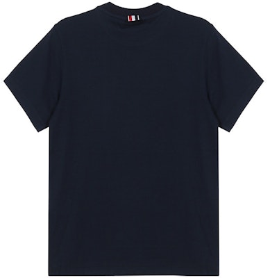 (W) トムブラウン ネイビー コットン クルーネック Tシャツ サマーエディション FJS036A-05398-415 Lookbook (W) トムブラウン ネイビー コットン クルーネック Tシャツ サマーエディション FJS036A-05398-415