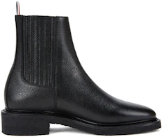 Order (W) Thom Browne Pebble Grain Leather Chelsea Boot 'Hitam' FFB111B06257001
