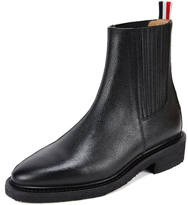 (Women) Thom Browne Pebble Grain Leather Chelsea Boot 'Black' FFB111B06257001 Lookbook (Women) Thom Browne Pebble Grain Leather Chelsea Boot 'Black' FFB111B06257001