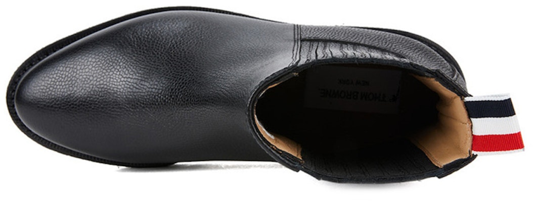 (Women) Thom Browne Pebble Grain Leather Chelsea Boot 'Black' FFB111B06257001 Shop (Women) Thom Browne Pebble Grain Leather Chelsea Boot 'Black' FFB111B06257001