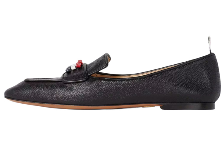 (Women) Thom Browne Pebble Grain Leather Loafers 'Black' FFF105A06257001