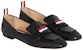 (W) Thom Browne Kasut Loafer Kulit Pebble Grain 'Hitam' FFF105A06257001