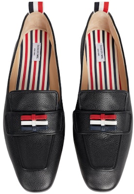 (Women) Thom Browne Pebble Grain Leather Loafers 'Black' FFF105A06257001 Shop (Women) Thom Browne Pebble Grain Leather Loafers 'Black' FFF105A06257001
