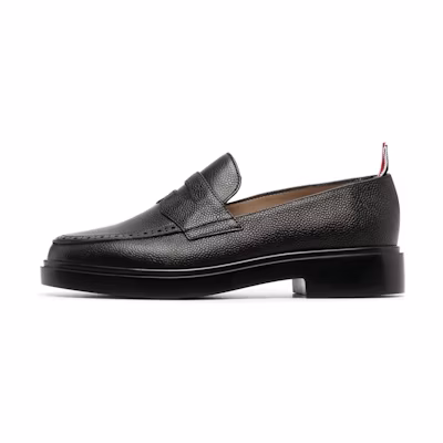 (W) Thom Browne Penny Loafer 'Black Fashion Slip-On'