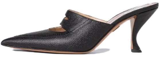(Women) Thom Browne Penny Loafer Mules 'Black' FFH256A06257001 (Women) Thom Browne Penny Loafer Mules 'Black' FFH256A06257001