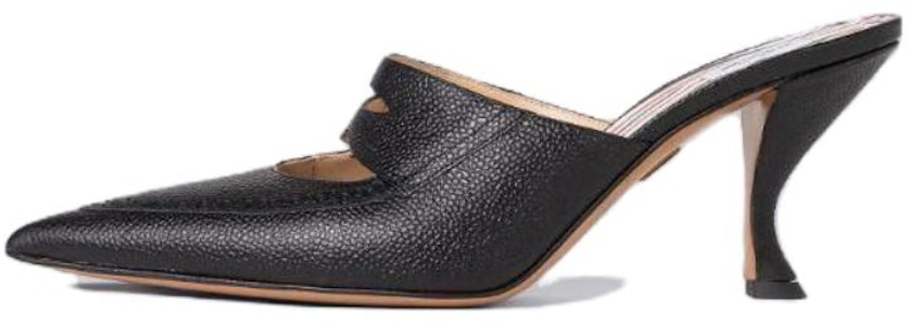 (W) Thom Browne Penny Loafer Mules 'Hitam' FFH256A06257001 Buy (W) Thom Browne Penny Loafer Mules 'Hitam' FFH256A06257001