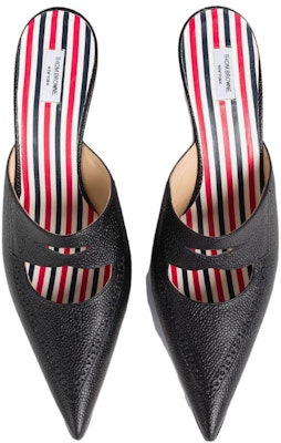 (Women) Thom Browne Penny Loafer Mules 'Black' FFH256A06257001 Lookbook (Women) Thom Browne Penny Loafer Mules 'Black' FFH256A06257001