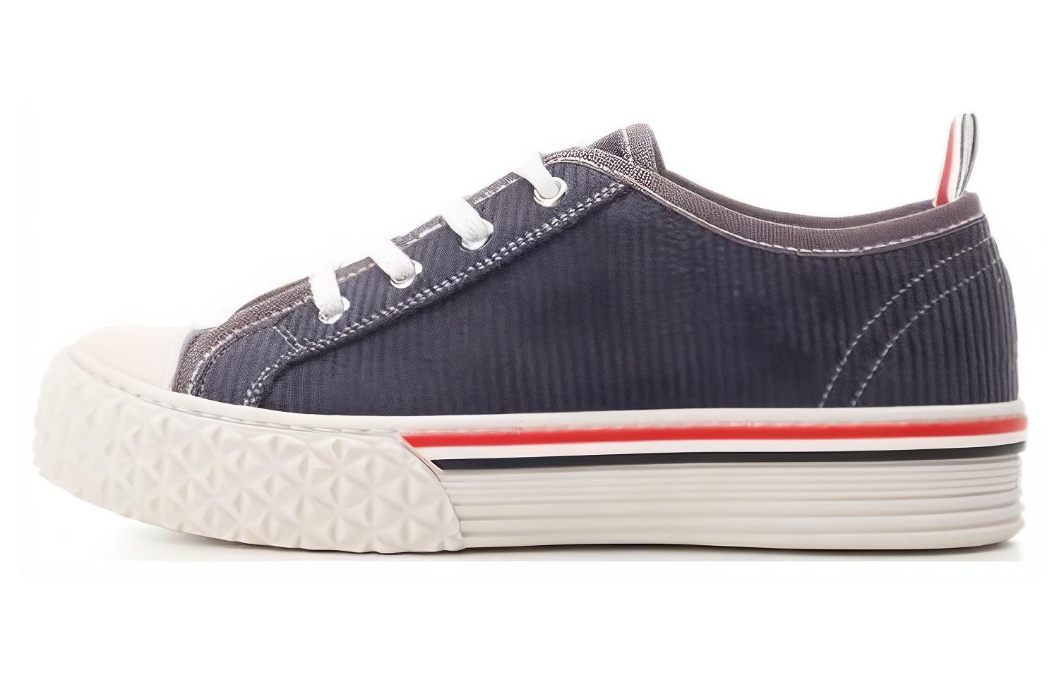 (Women) Thom Browne Platform Lace-Up Sneaker 'Blue White' FFD125AF0220415