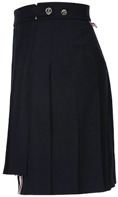 (W) Falda Thom Browne Plisada Azul Marino con Rayas de Uniforme Escolar FGC402A-00626-415 Shop (W) Falda Thom Browne Plisada Azul Marino con Rayas de Uniforme Escolar FGC402A-00626-415