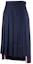 Shop (W) 톰 브라운 플리츠 비대칭 미디 스커트 네이비 블루. FGC400V-00626-415