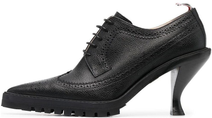 (Women) Thom Browne Pointed Toe Lace-Up Stiletto 'Black' FFH224A06257001 Buy (Women) Thom Browne Pointed Toe Lace-Up Stiletto 'Black' FFH224A06257001