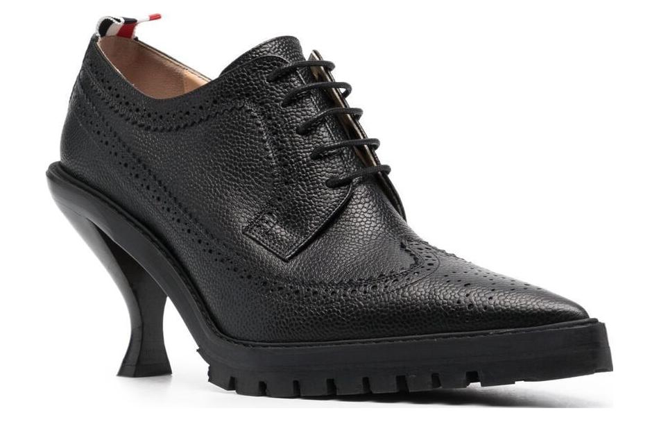 Order (Women) Thom Browne Pointed Toe Lace-Up Stiletto 'Black' FFH224A06257001
