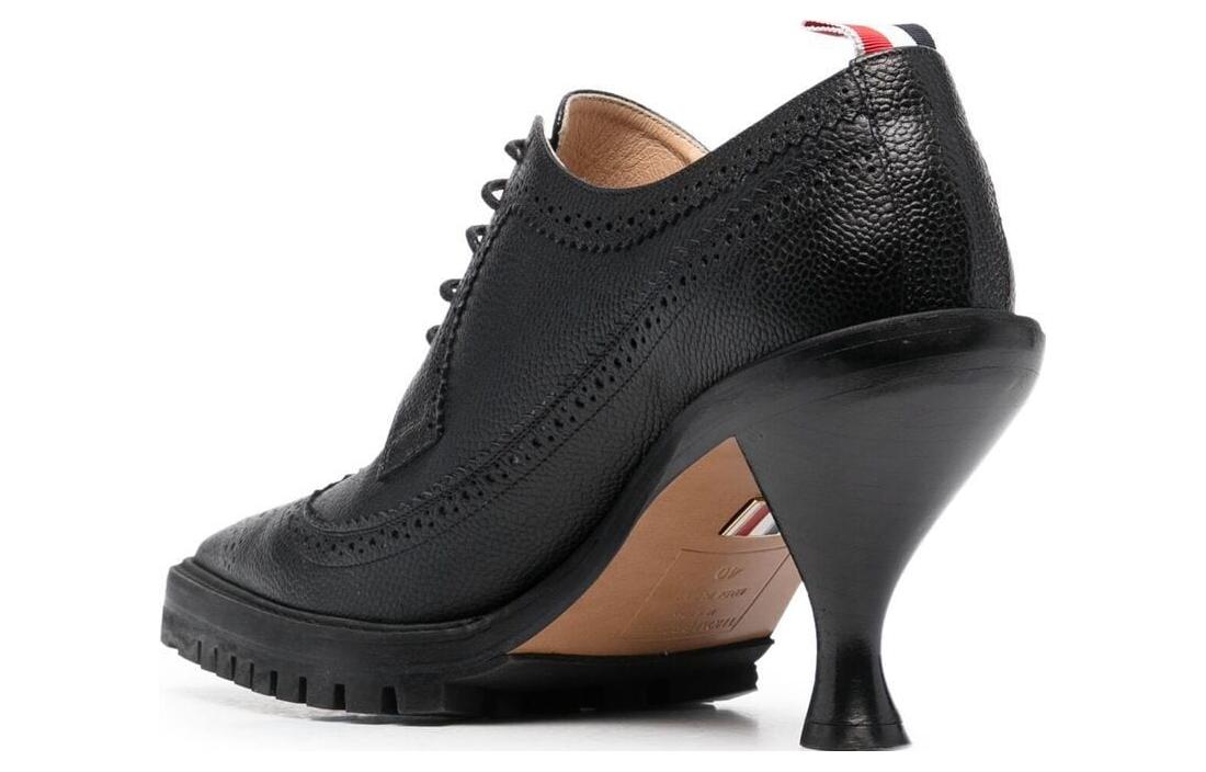 Shop (Women) Thom Browne Pointed Toe Lace-Up Stiletto 'Black' FFH224A06257001