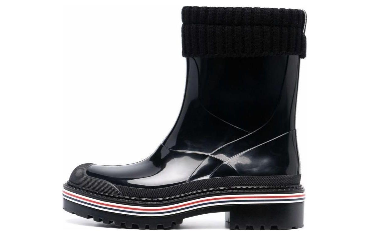 (W) Thom Browne Rubber Boot 'Black'