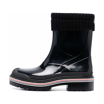 (W) Thom Browne Rubber Boot 'Black'