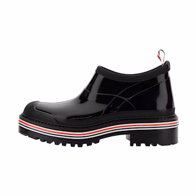 (W) Thom Browne Rubber Fashion Slip-On Boot 'Black'