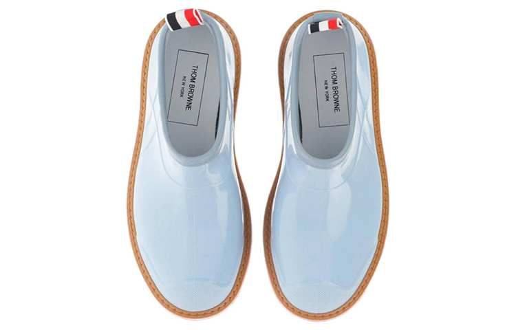 Lookbook (W) Thom Browne Sepatu Boot Slip-On Karet 'Biru' FFB171A05690455