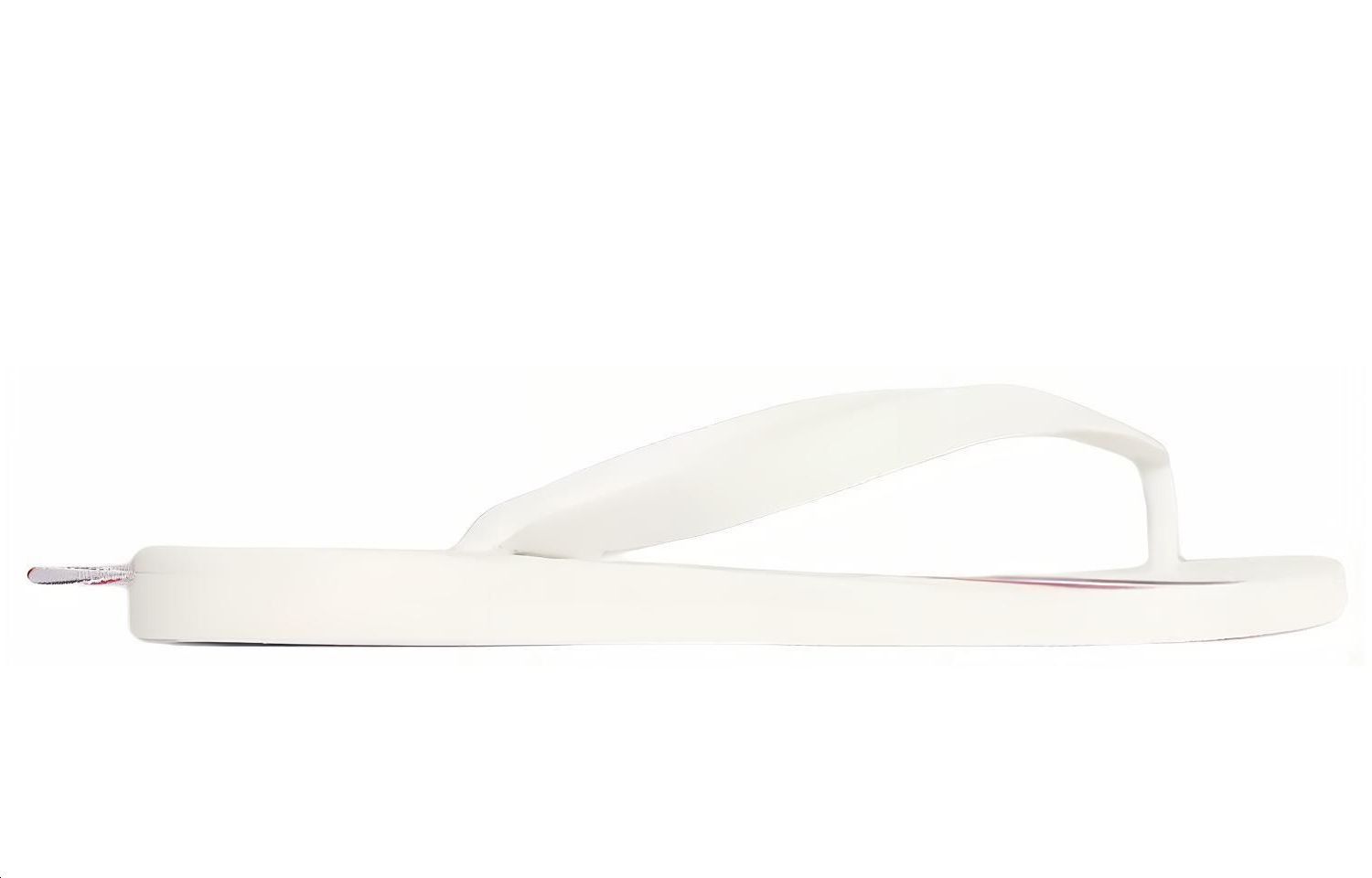 (W) Thom Browne Rubber Stripe Flip-Flops 'White' 圖 2