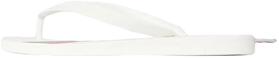 (Women) Thom Browne Rubber Stripe Flip-Flops 'White' FFF110A05690100 (Women) Thom Browne Rubber Stripe Flip-Flops 'White' FFF110A05690100