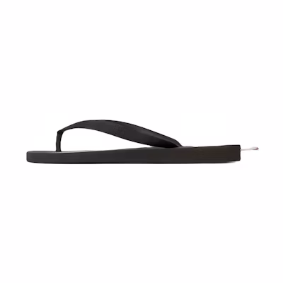 (W) Thom Browne Rubber Striped Flip-Flop 'Black'