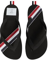 湯姆布朗 壓模橡膠條紋人字拖 女款 黑色 Lookbook 湯姆布朗 壓模橡膠條紋人字拖 女款 黑色