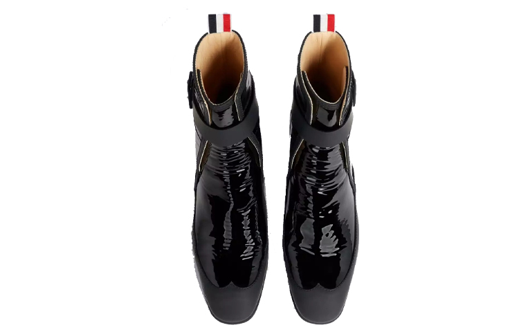 (W) Thom Browne Short Boot 'Patent Black' 圖 3
