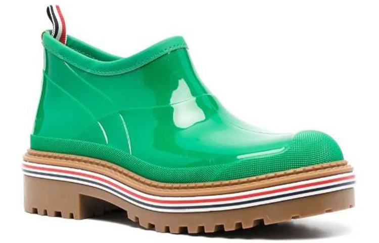 Lookbook (W) 톰브라운 그린 에나멜 슬립온 숏부츠 FFB171A05690330