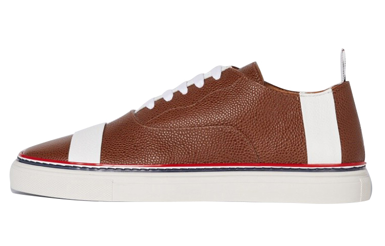 (W) Thom Browne Sneaker 'Brown Pebble Grain Leather'