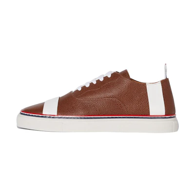 (W) Thom Browne Sneaker 'Brown Pebble Grain Leather'