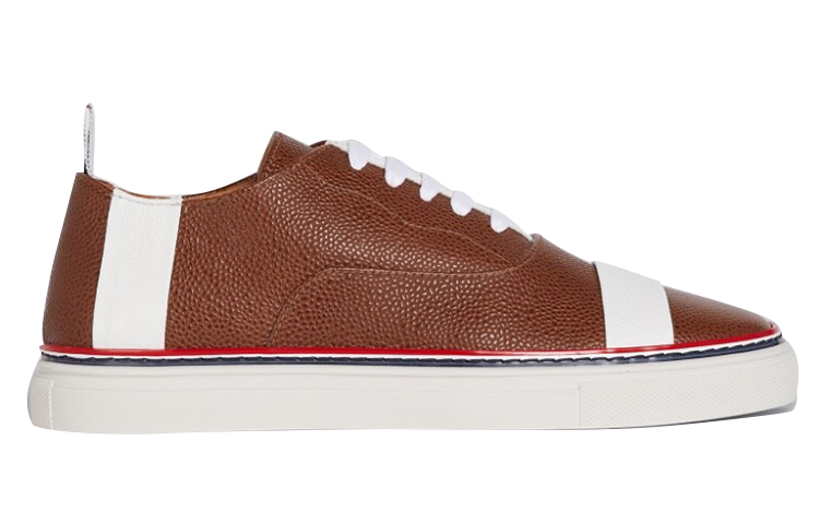 (W) Thom Browne Sneaker 'Brown Pebble Grain Leather' 圖 2