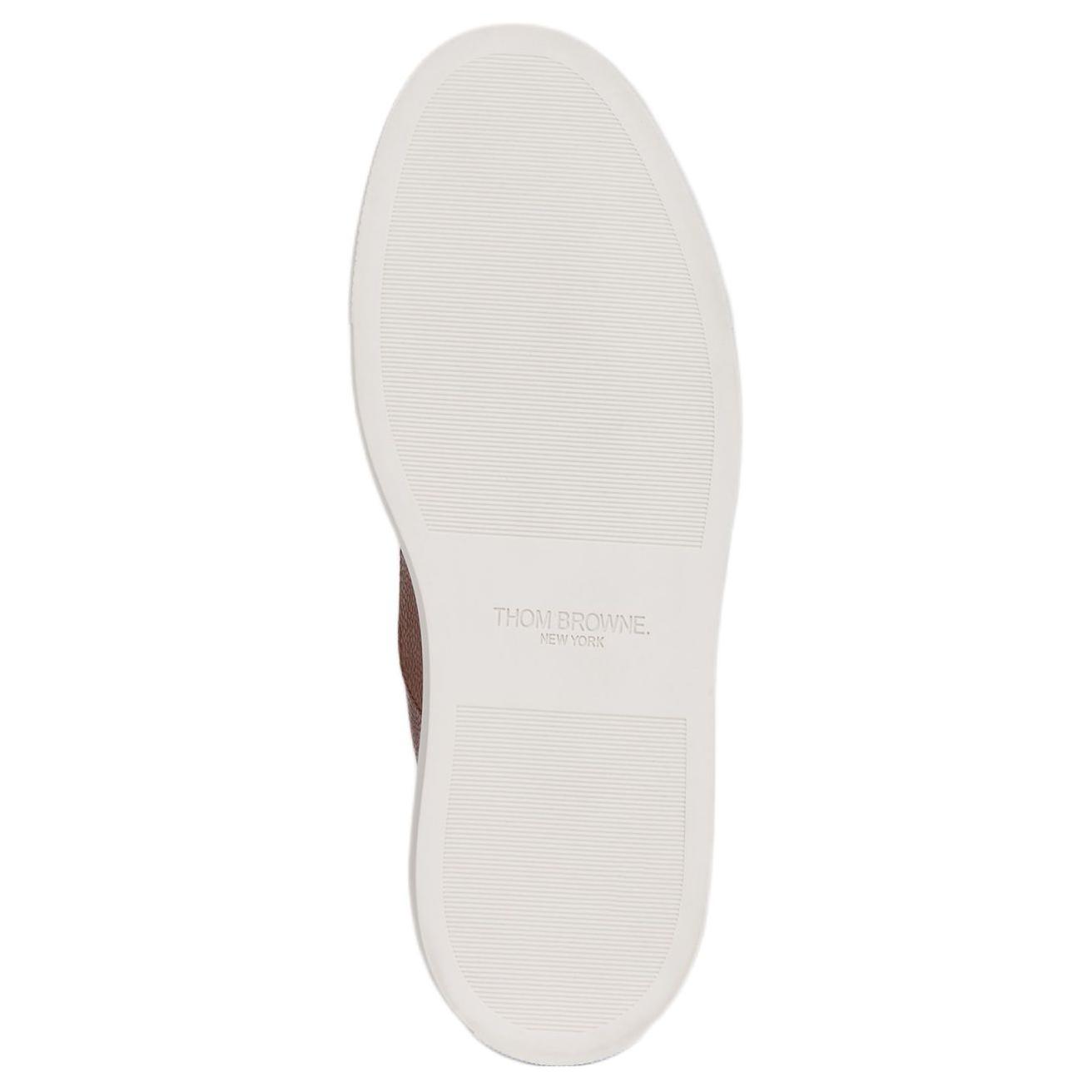 (W) Thom Browne Sneaker 'Brown Pebble Grain Leather' 圖 5