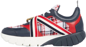 (Women) Thom Browne Sneaker 'Navy Blue Red White Blue Check' FFD045A06149960 (Women) Thom Browne Sneaker 'Navy Blue Red White Blue Check' FFD045A06149960